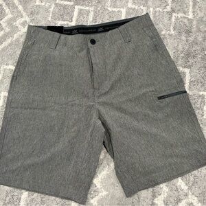 ZeroXposur Charcoal Men's Flat Front Shorts